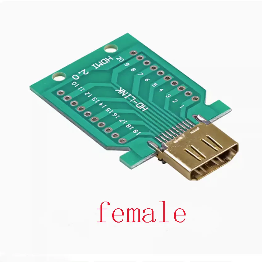 

JCD HDMI разъем 19-контактный позолоченный