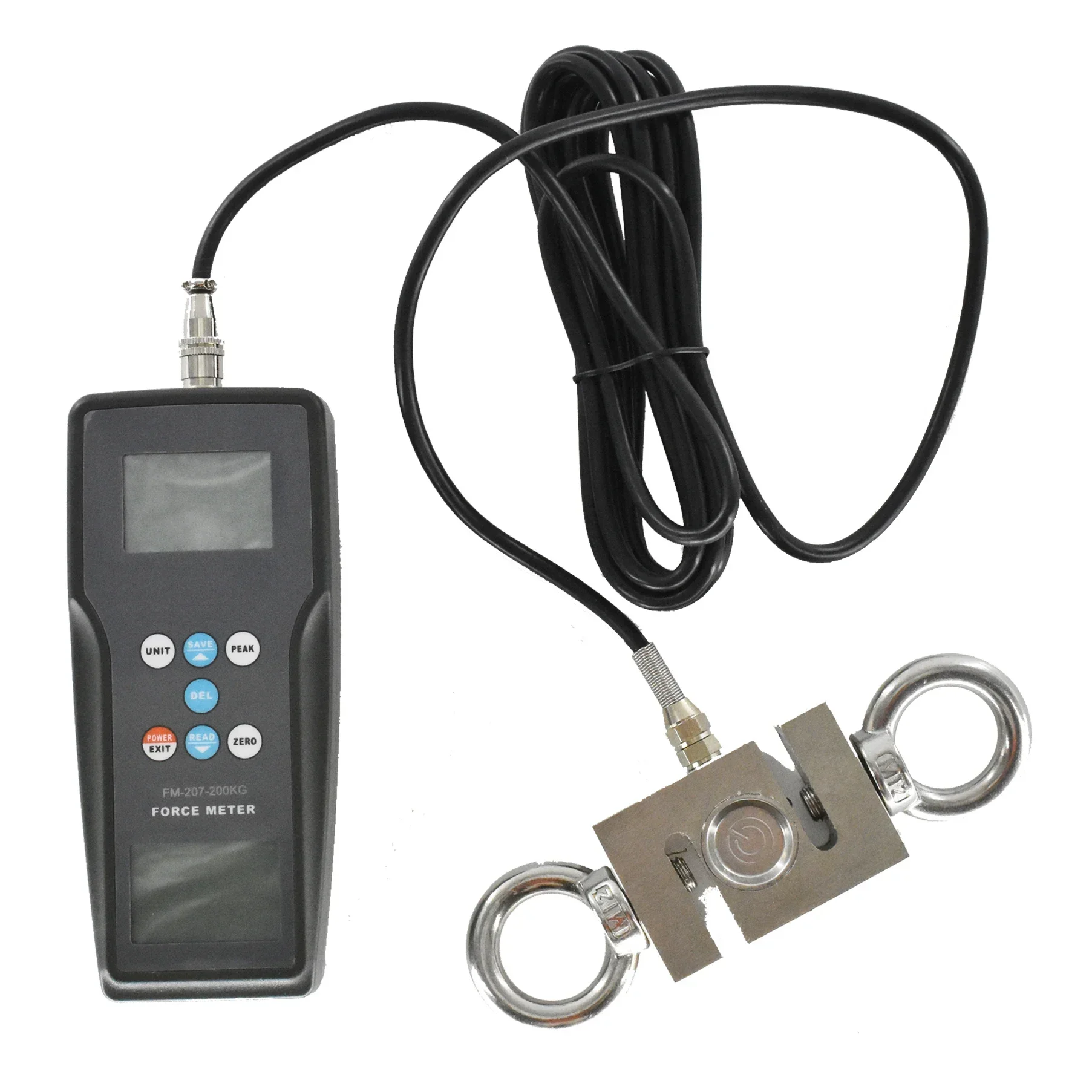 FM-207-500K Цифровой датчик силы для испытаний нажимной и тянущий: измерение в размере