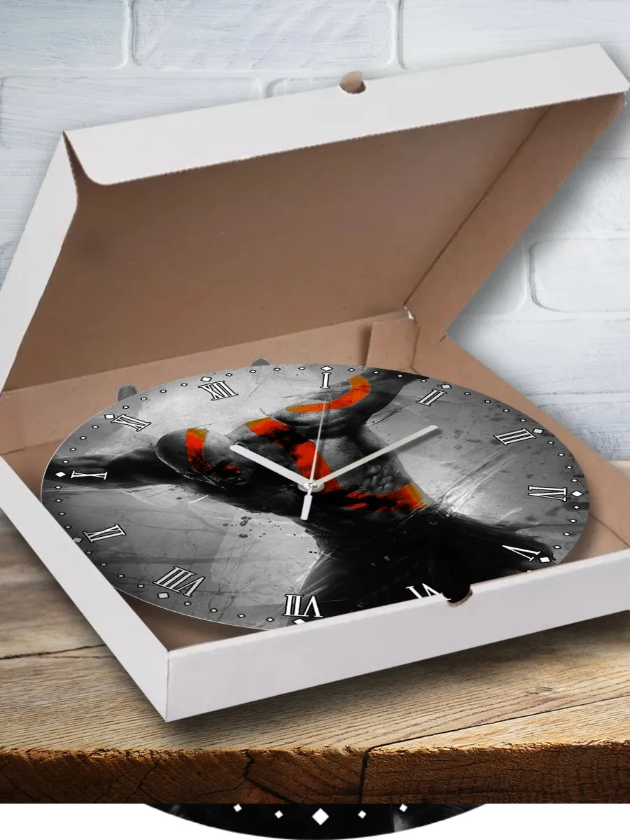 Настенные часы УФ игры God of War Ascension (бог войны восхождение кратос) - 4360 |