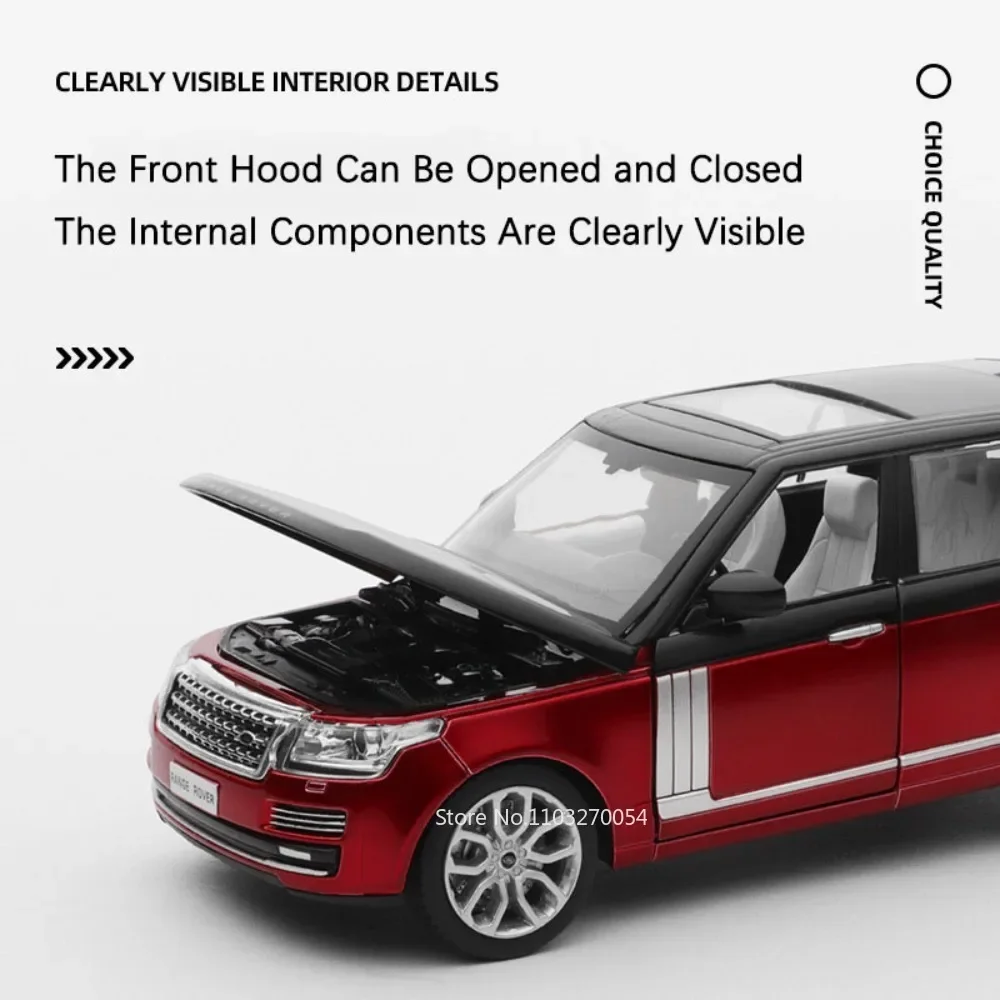 CCA 1:26 LAND ROVER RANGE Модели внедорожников Автомобиль Литье под давлением Игрушки Двери
