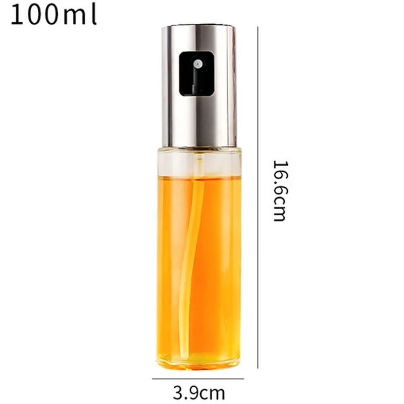 Пульверизатор для масла со стеклянной бутылкой распылитель барбекю оливкового с