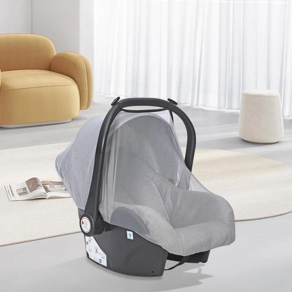 

Infant Mosquito Cover Soft Washable High- Stretchy Infant Car Seat Body Protective Net Baby Carseat Canopy for Children