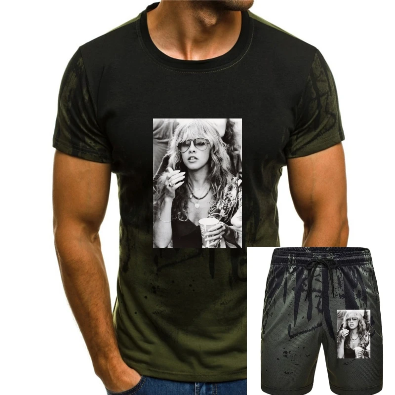 

Stevie Nicks American Singer Songwriter Ladies White T Shirt Cotton S-3Xl