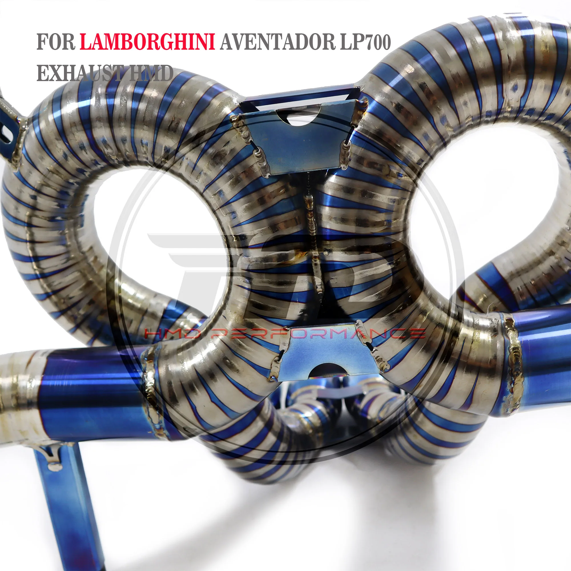 Выхлопная труба HMD из титанового сплава с клапаном подходит для модификации