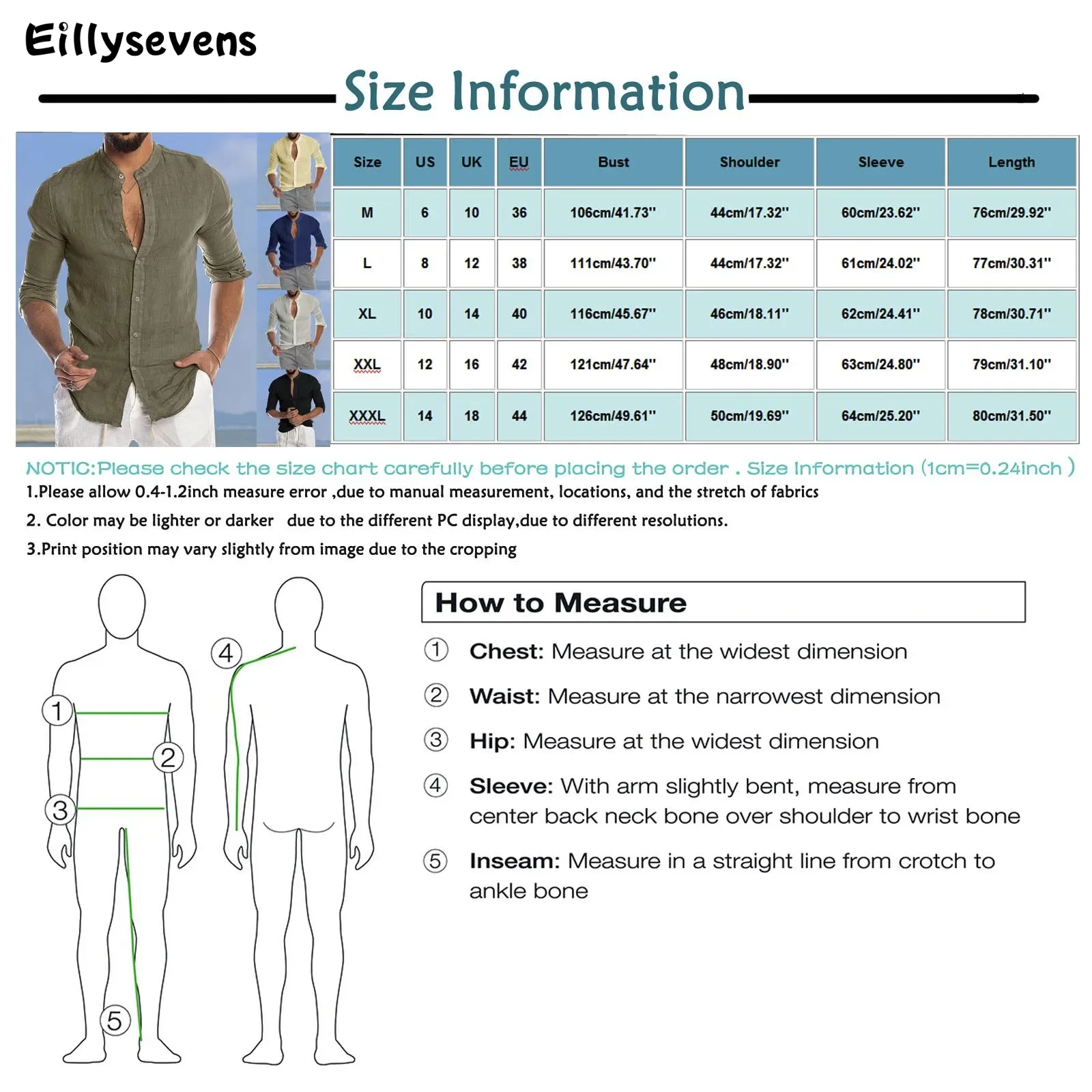 Летние мужские рубашки повседневная блузка с воротником-стойкой
