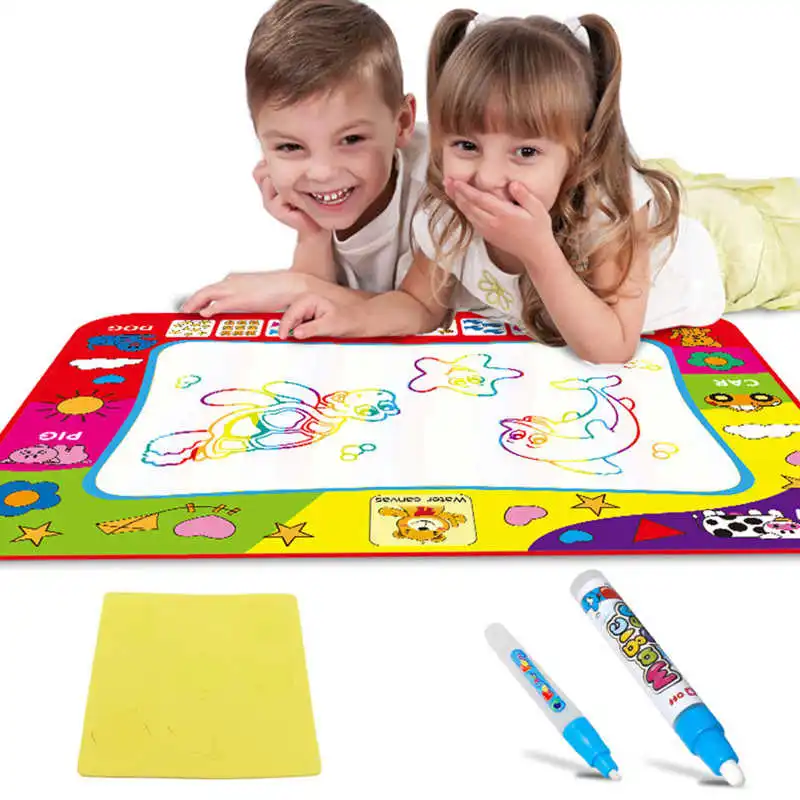 

Cloth Water Drawing Mat Painting Writing Coloring Water Doodle Mat Early Educational Drawing Board Toy for Children Gifts