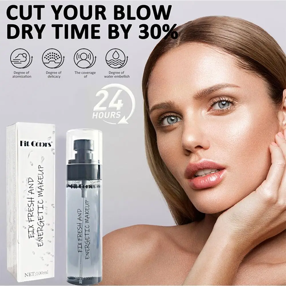 

100ml Makeup Spray Face Primer Foundation Base Fixer Fix Long Waterproof Up Hydrate Lasting Make Lasting Spray Foundation D3Q8