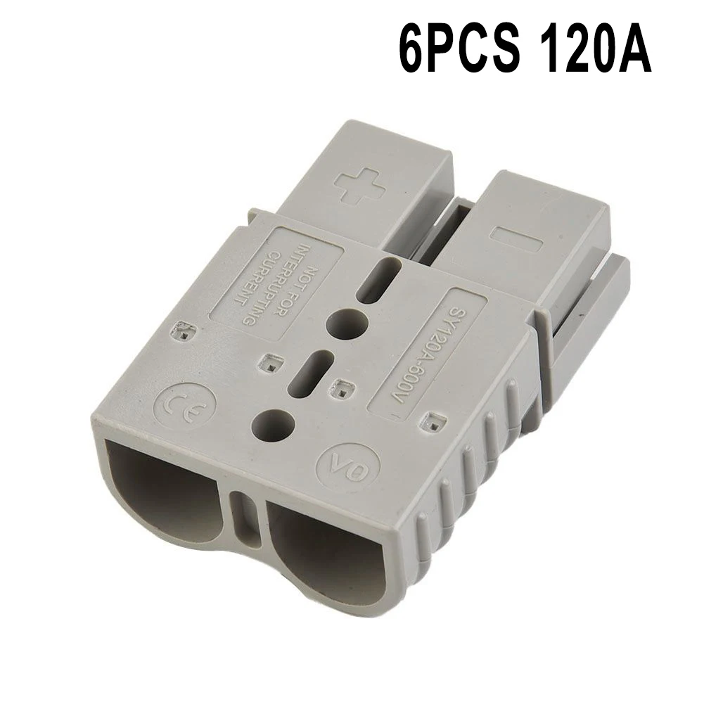 

18pcs/set Plugs Cable Connectors 120 AMP 150*150*30mm 6AWG Connectors DC FOR Anderson Type Electrical Equipment