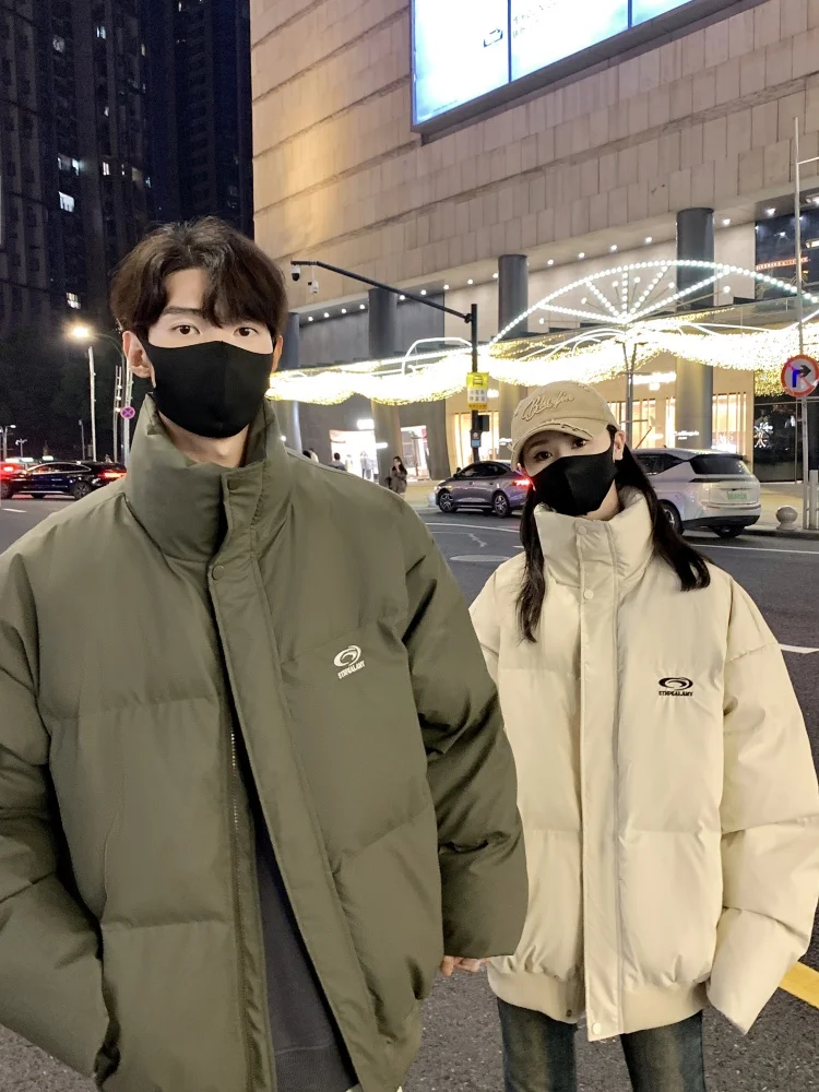 Пуховик с хлопковой подкладкой мужская новинка 2024 осенне-зимняя утолщенная