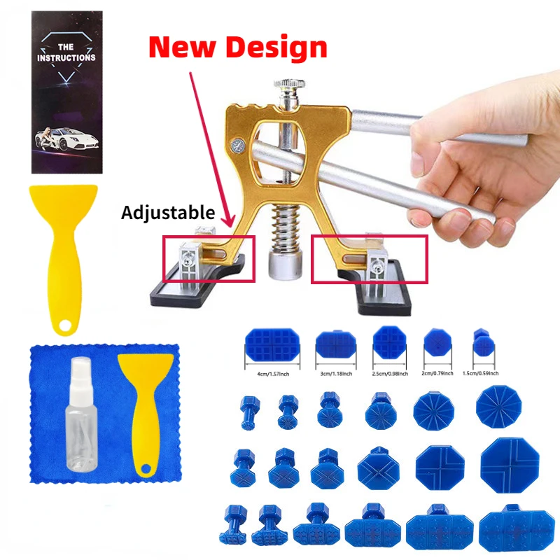 

Новые комплекты для ремонта вмятин без покраски кузова автомобиля Съемник вмятин автомобиля с комплектом съемника вмятин мост...