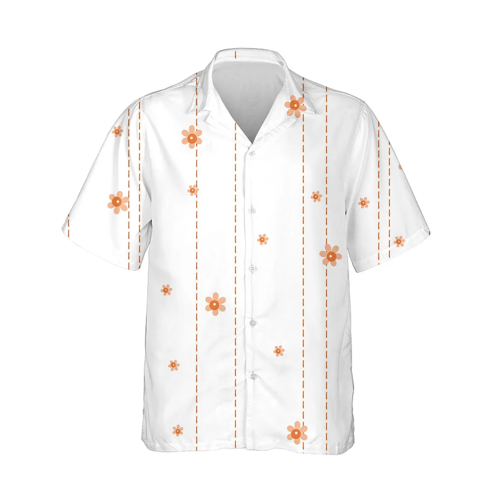 Jumeast New 3D Summer Mens Hawaiian Shirt Short Sleeve Beach Aesthetic Clothing Blouses Fashion Streetwear Comfortable Men Shirt