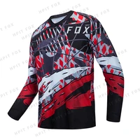 nova camisa de downhill hpit fox mountain bike polera mtb camisa offroad dh motocicleta camisa motocross mtb camisa