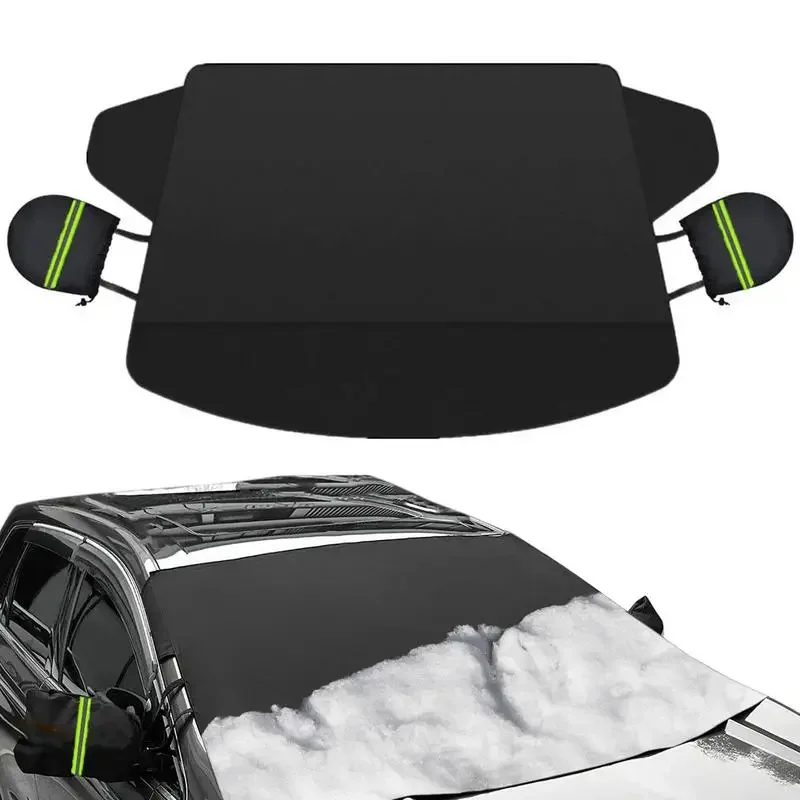 

Snow Cover Waterproof Automotive Windshield Snow Cover Sun Protection Car Windshield Snow Cover With Magnetic Edges