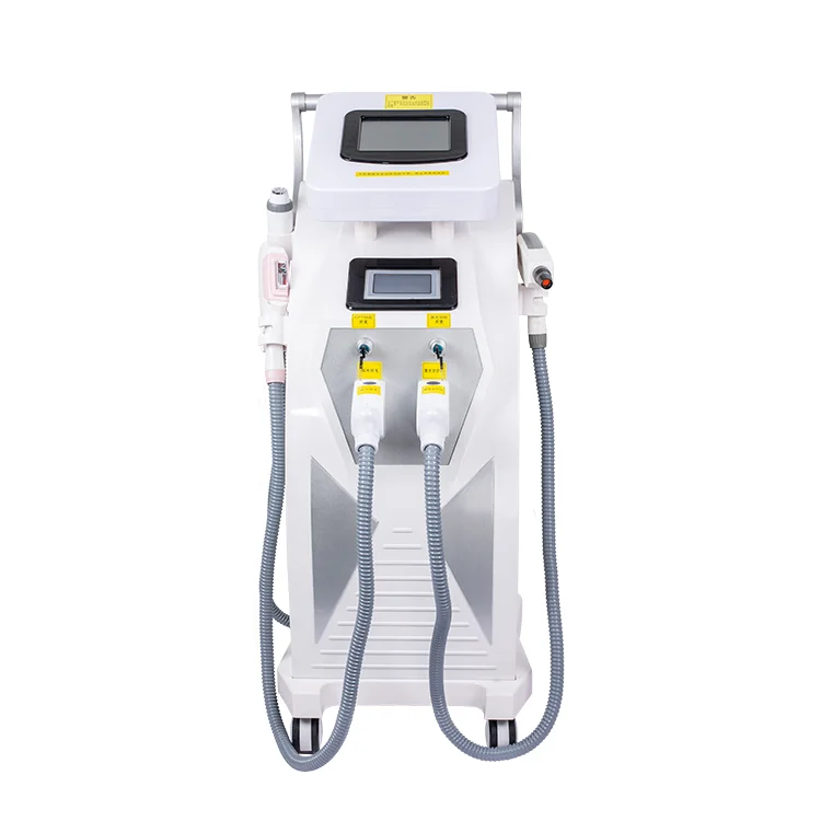 

Multifunctional dual screen selection IPL 808 whitening and wrinkle removing RF tattoo remover