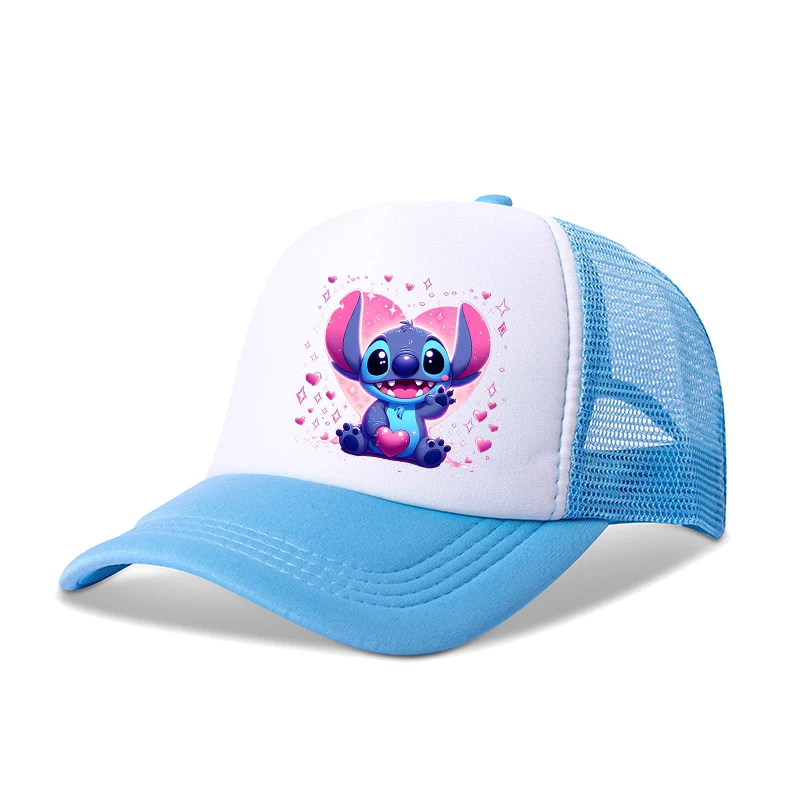 Детская бейсболка Disney Stitch мультяшная Кепка от солнца для мальчиков и девочек