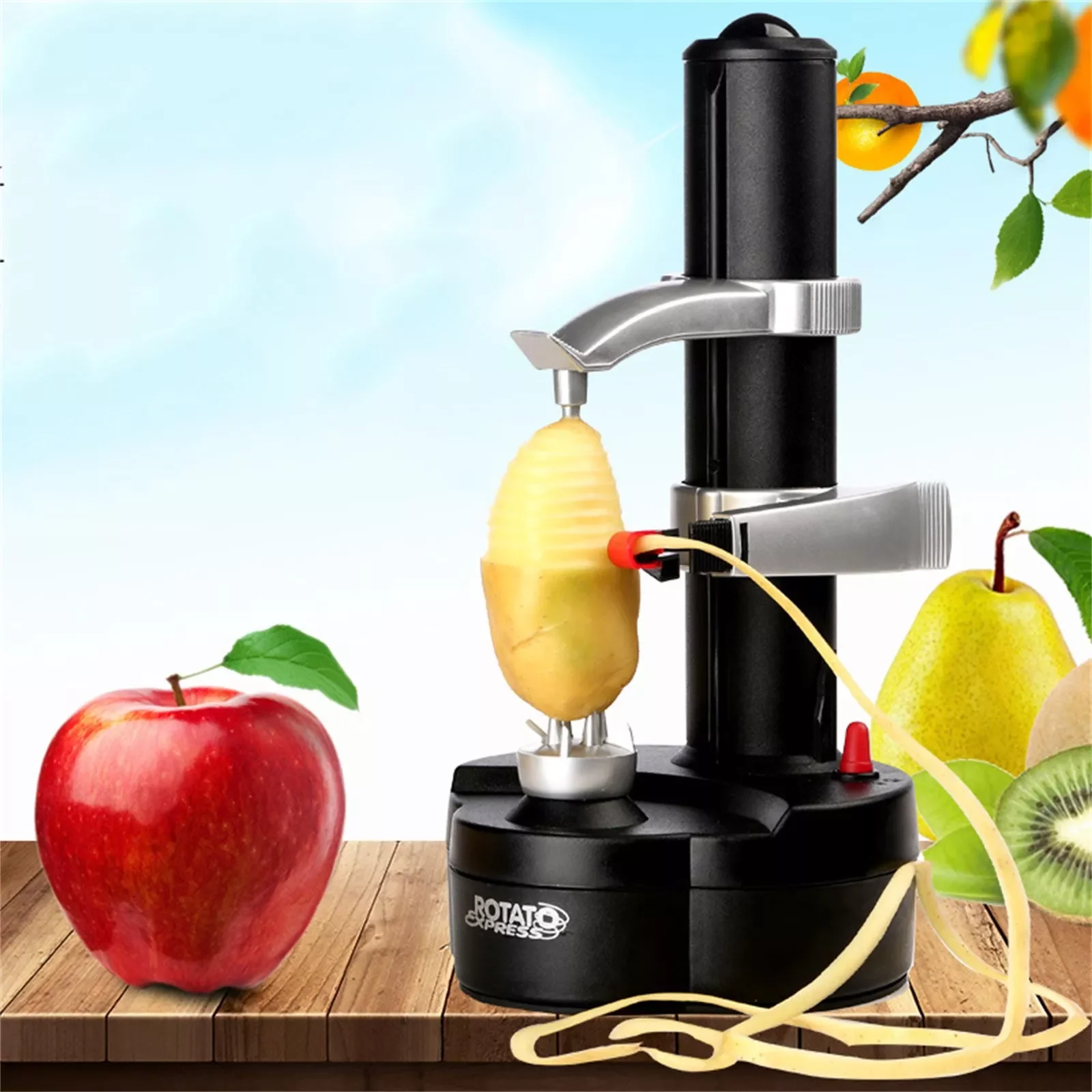 

NEW2023 Multifunction Steel Peeling Stainless Fruit Vegetables Cutter Peeler Peeler Corer Machine Slicer For Kitchen #30