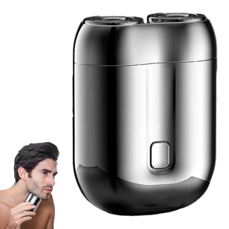 

Shavers For Men Facial Rechargeable Razors Portable Mini Beard Trimmer Suitable For Home Car Travel Gift For Dad Boyfriend