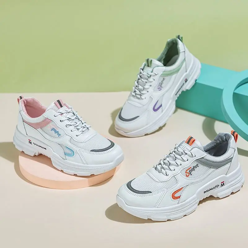 Women's Running Shoes Breathable Casual Sneaker Outdoor Mesh Platform Sneakers Women Spring Summer Jogging Shoes