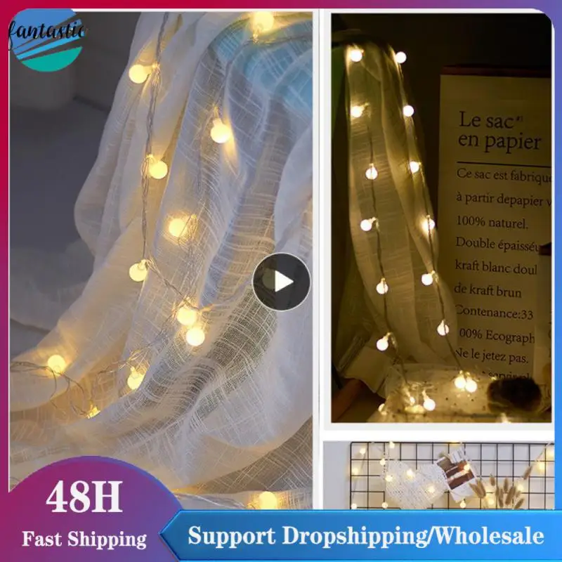 

Battery-operated Garland Led String Lights For Bedroom Kids Room Camping Fairy Lights Waterproof 20/40/80led Starry Fairy Lights