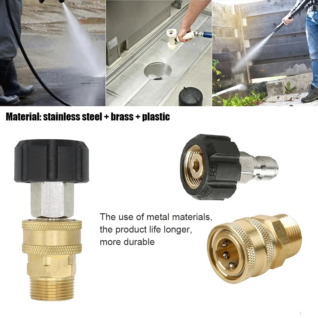 Набор из 2 M22 на 1 4-дюймовый адаптер быстрое соединение Соединительный аксессуар