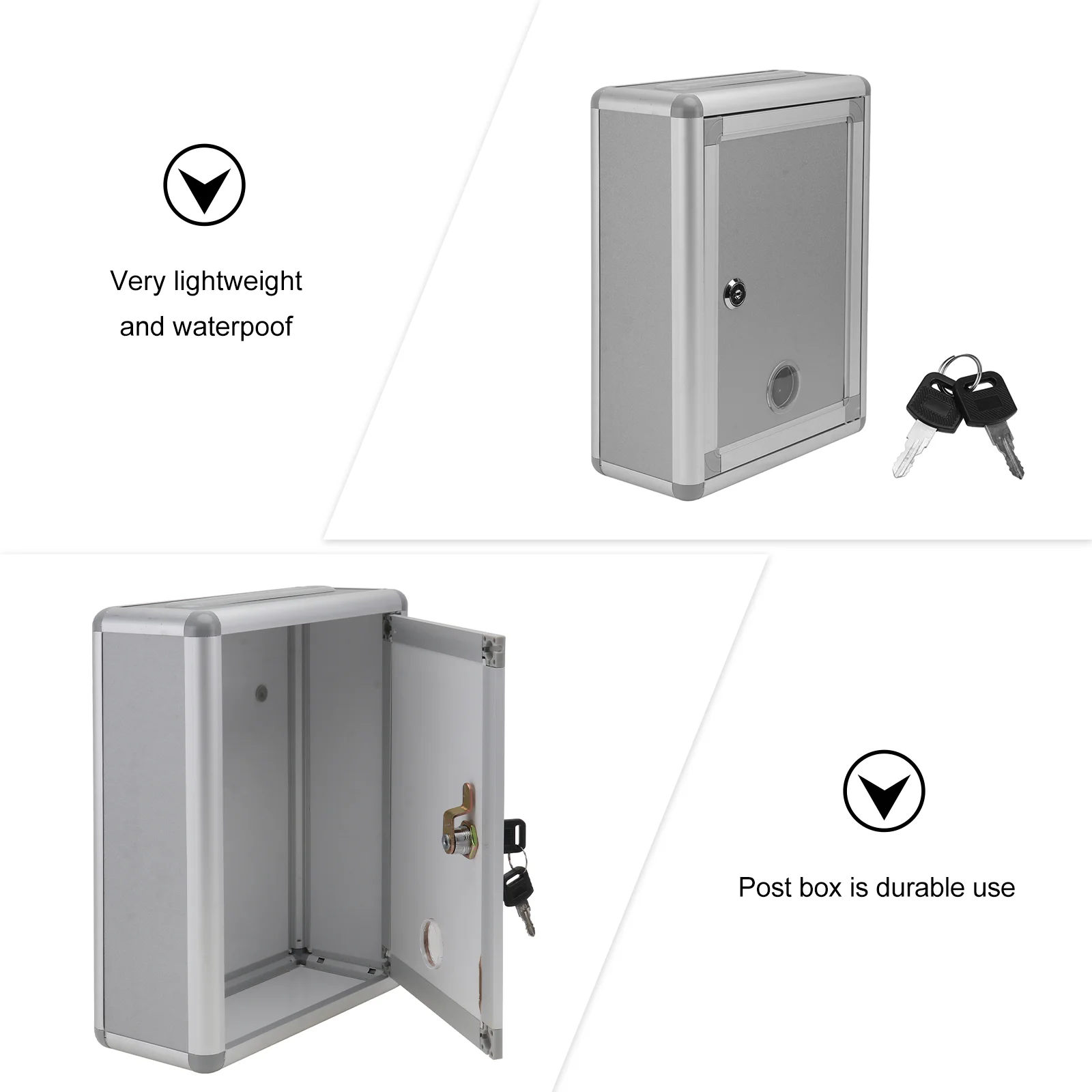 Небольшая коробка для предложений Почтовый ящик с замком Настенный Коробка из