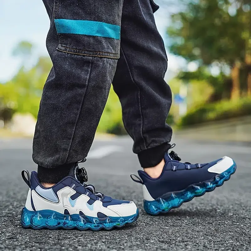 Kids New Lightweight Sneakers Breathable Running Shoes With Unique Design