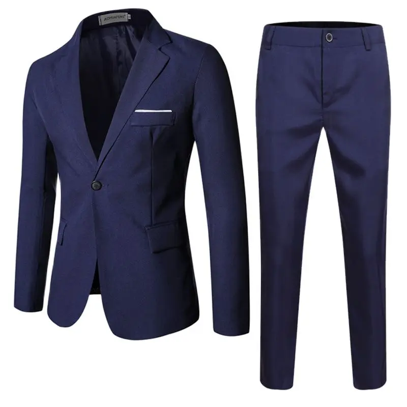 

Men's Suit，Blazers，Four Seasons, Solid Color, Button Door,Pocket Decoration,Six Colors,M-5XL,Casual Dress, Stylish Wedding Dress