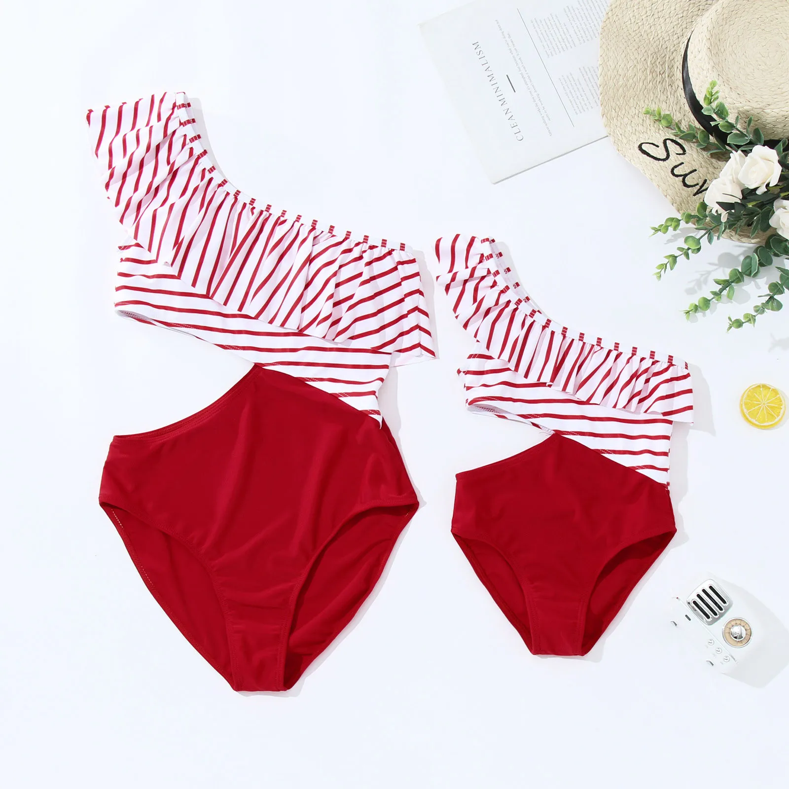 

Семейный пижамный комплект, весенний женский купальник, бикини для родителей и детей, сексуальный пижамный комплект для семьи, весенние пиж...