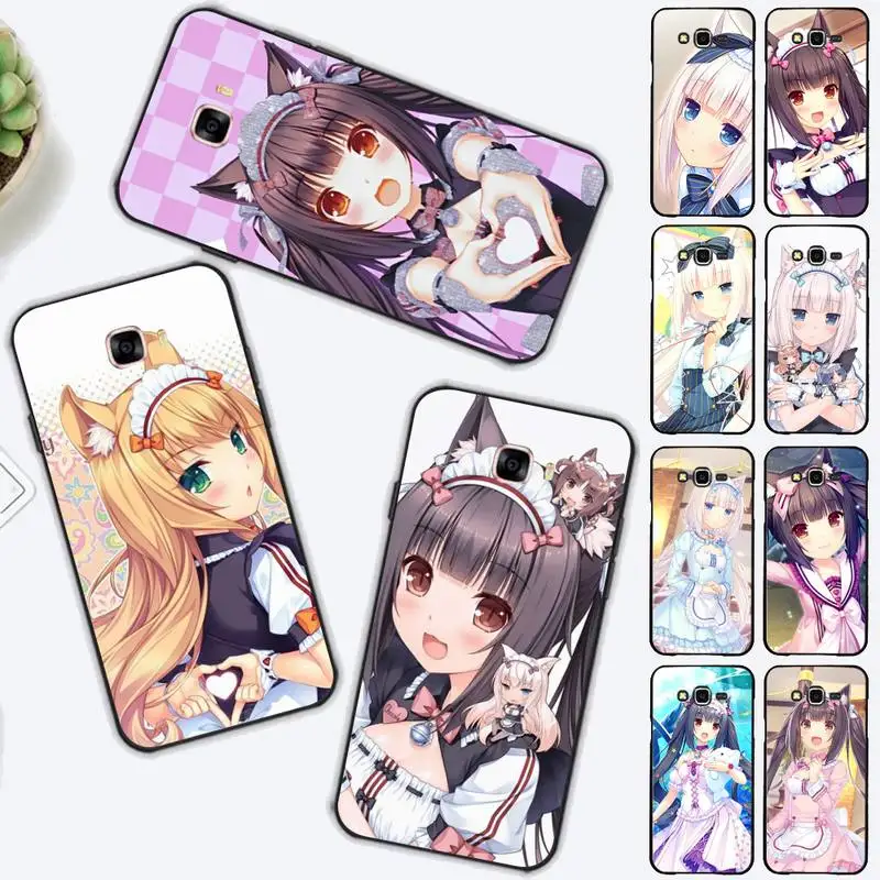

Nekopara Phone Case for Samsung J 2 3 4 5 6 7 8 prime plus 2018 2017 2016 core