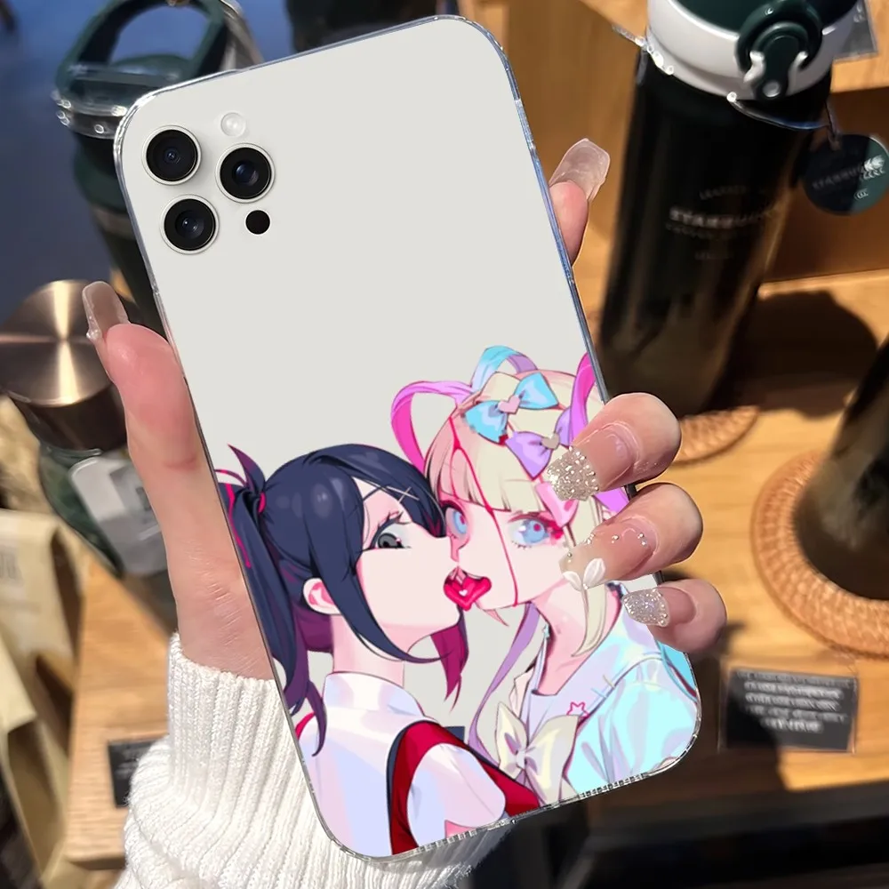 Прозрачный чехол для телефона Game N-Needy Girl iPhone Mini Plus 11 13 12 14 15 16 Pro XS Max