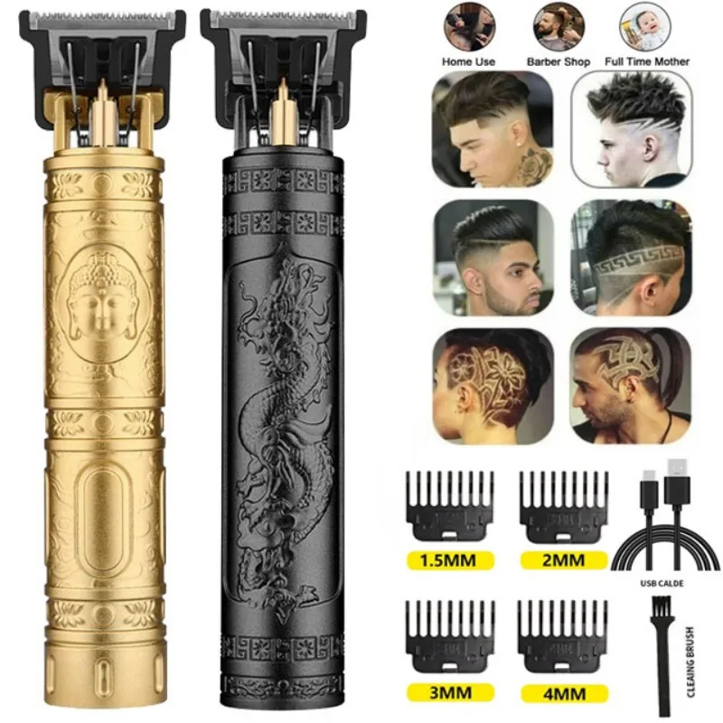 

T9 Hair Trimmer Professional Electric Trimmer Men's Hairdresser Haircutter Cordless Electric Haircutting Fader