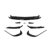 w176 a45 bodykit car front bumper parts for a class w176 a45 2016 year up body kit trim front spoiler with canards