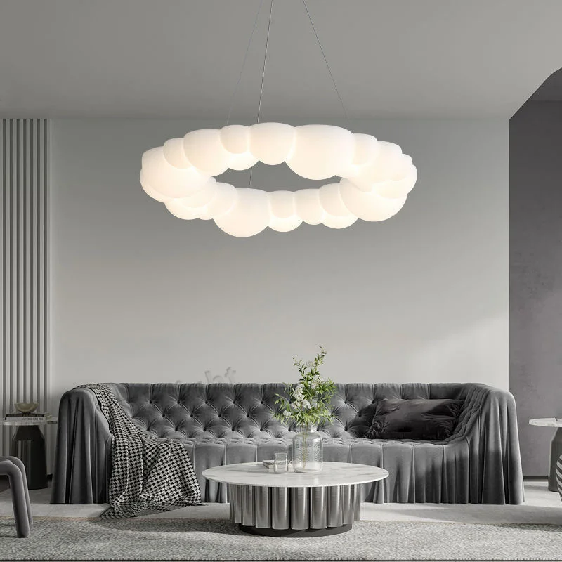 

2022 New Style Led Pendant Lamp Designer Cloud Ceiling Chandeliers Lamp Living Dining Room Children's Room Bedroom Fixtures