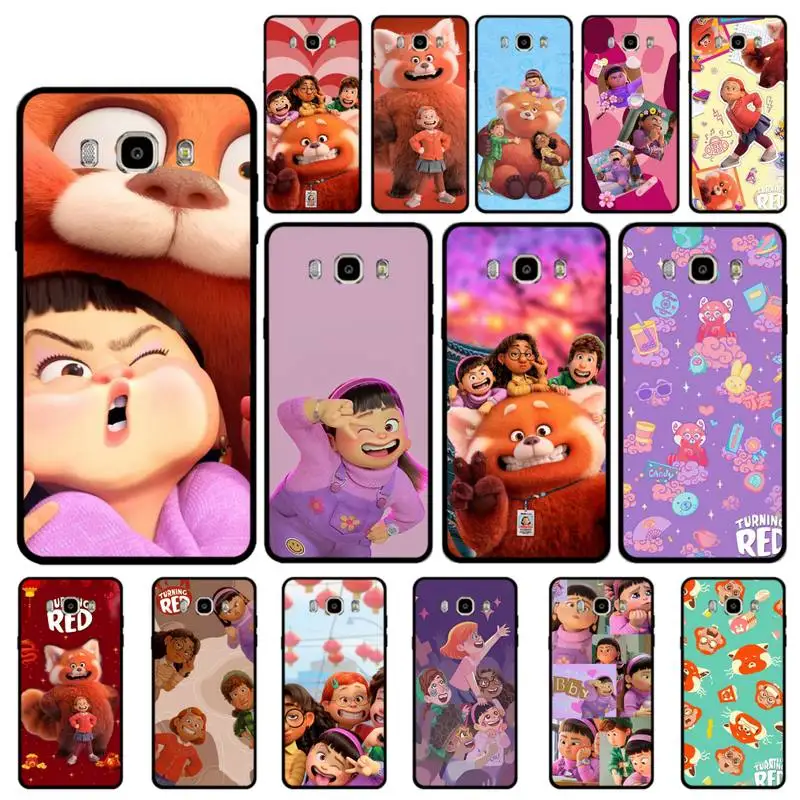 

Disney Turning Red Phone Case for Samsung J 4 5 6 7 8 prime plus 2018 2017 2016 J7 core
