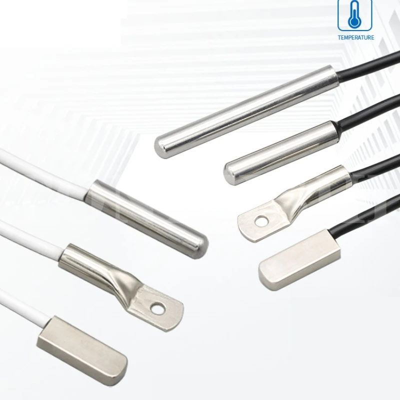 

Цифровой датчик температуры DS18B20, водонепроницаемый термометр из нержавеющей стали с плоской оболочкой и проводом