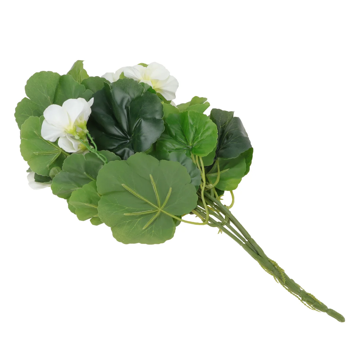 

Greenery Twigs Geranium Bushes Fake Begonia Silk Bush Table Flowers