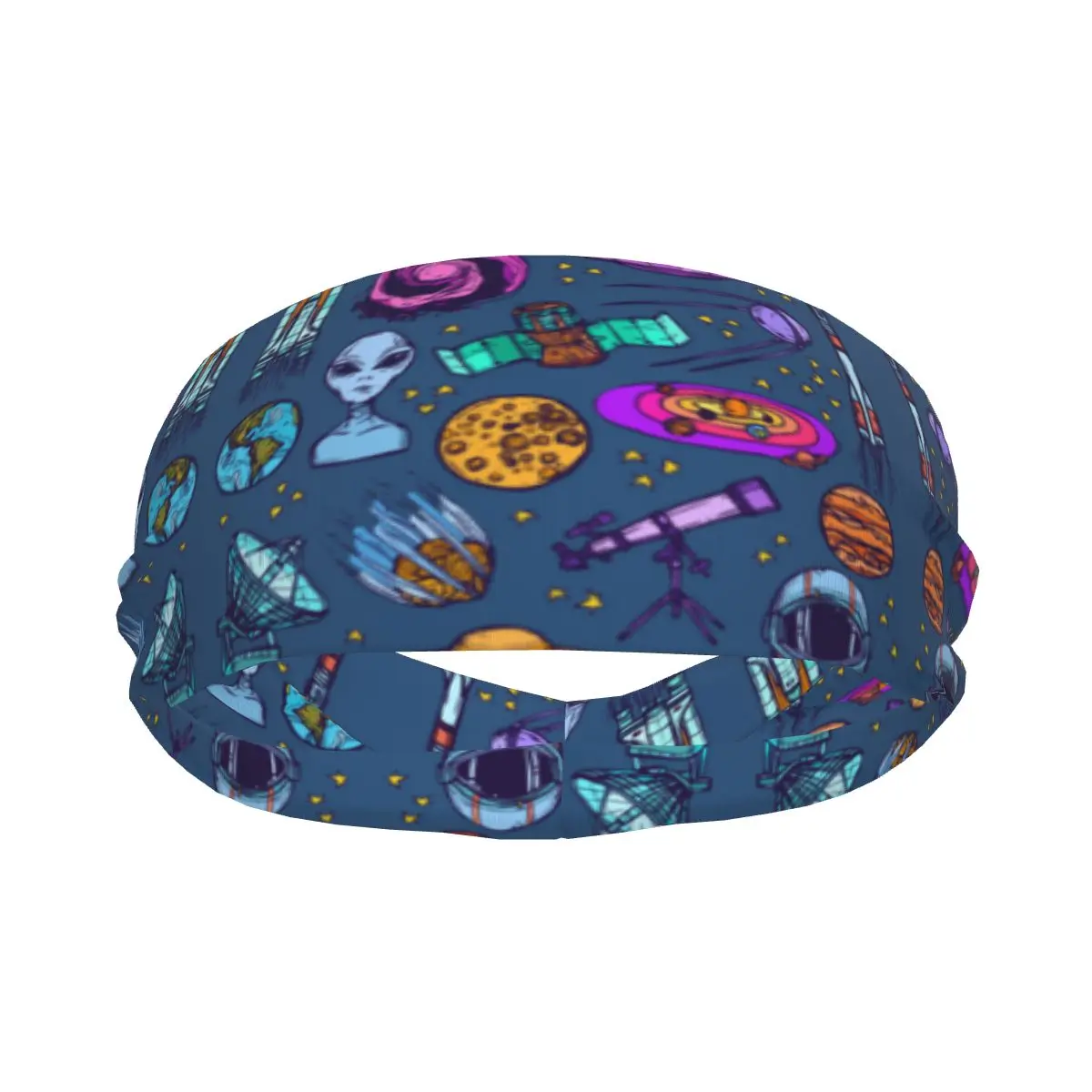 

Space Sketch Elastic Hair Band Yoga Headband Makeup Hair Hoop Headwrap