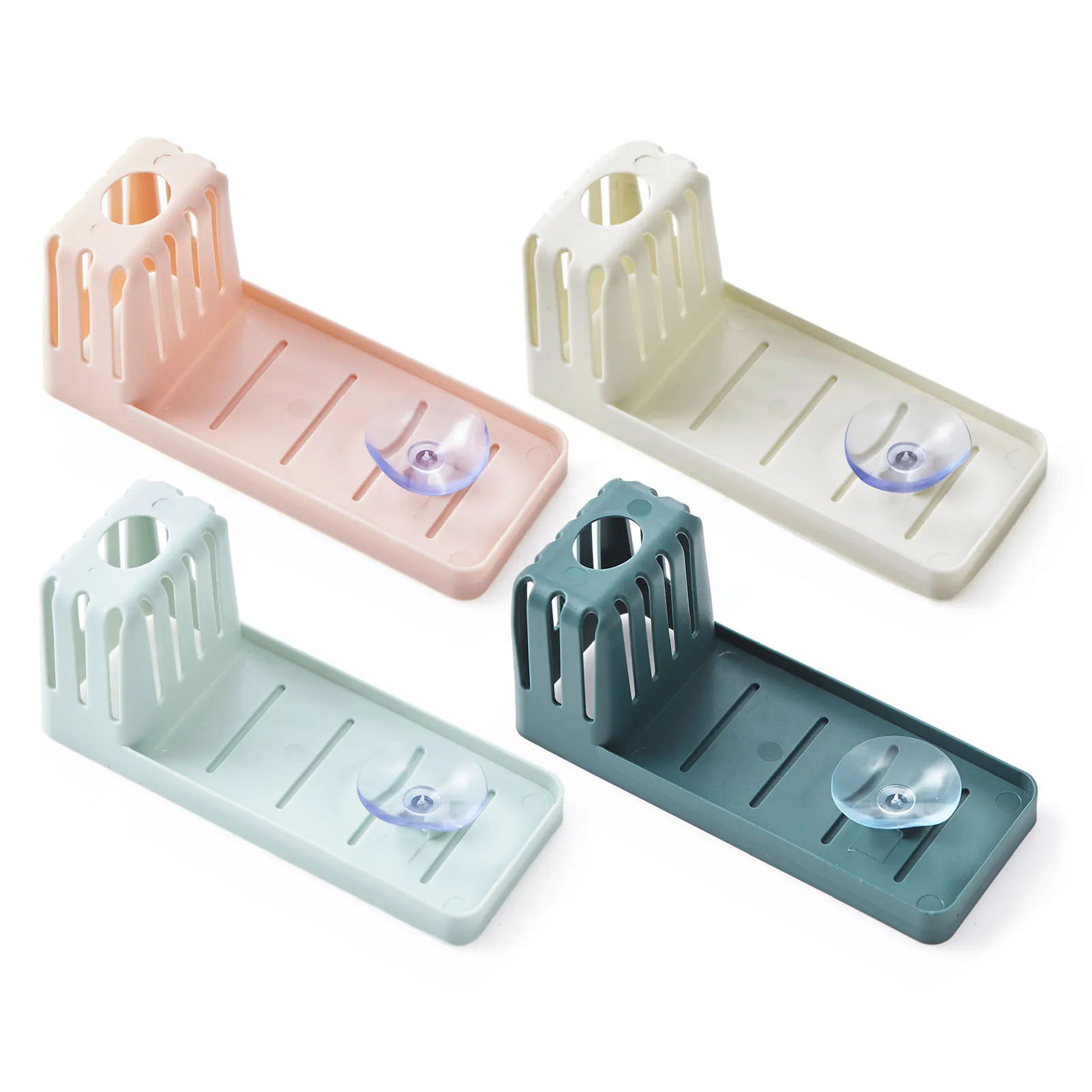 

Kitchen Drain Storage Rack Sponge Sucktion Cup Organizer