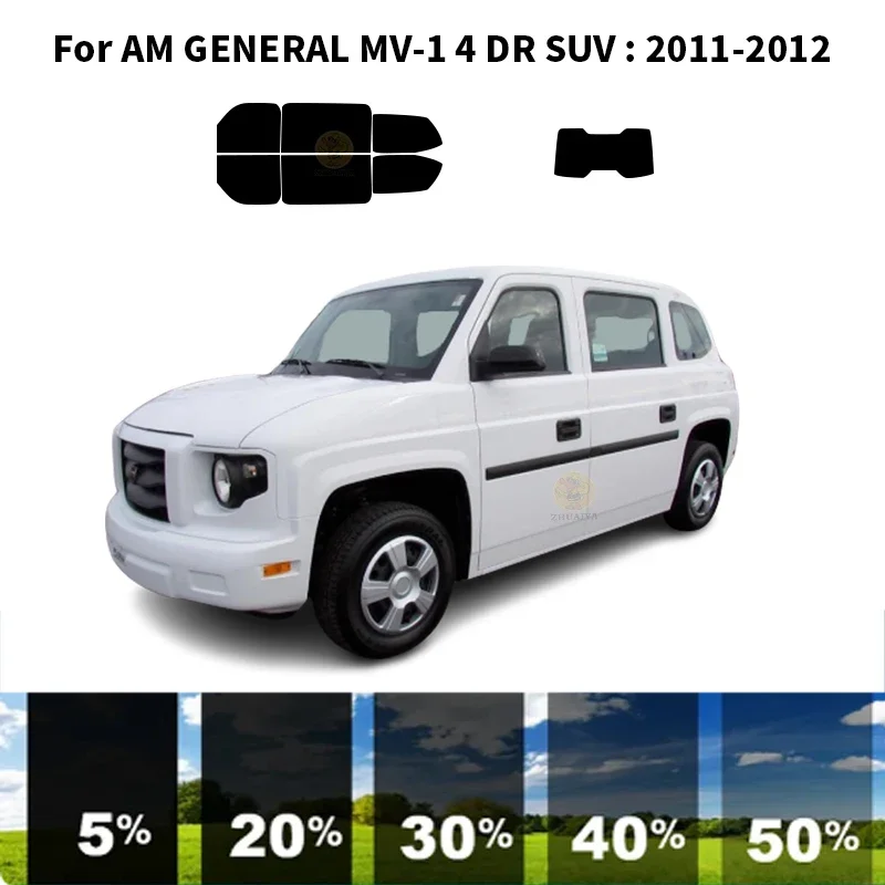 

Нанокерамическая Автомобильная УФ-пленка Precut для окон, автомобильная пленка для окон AM MV-1 4 DR SUV 2011-2012