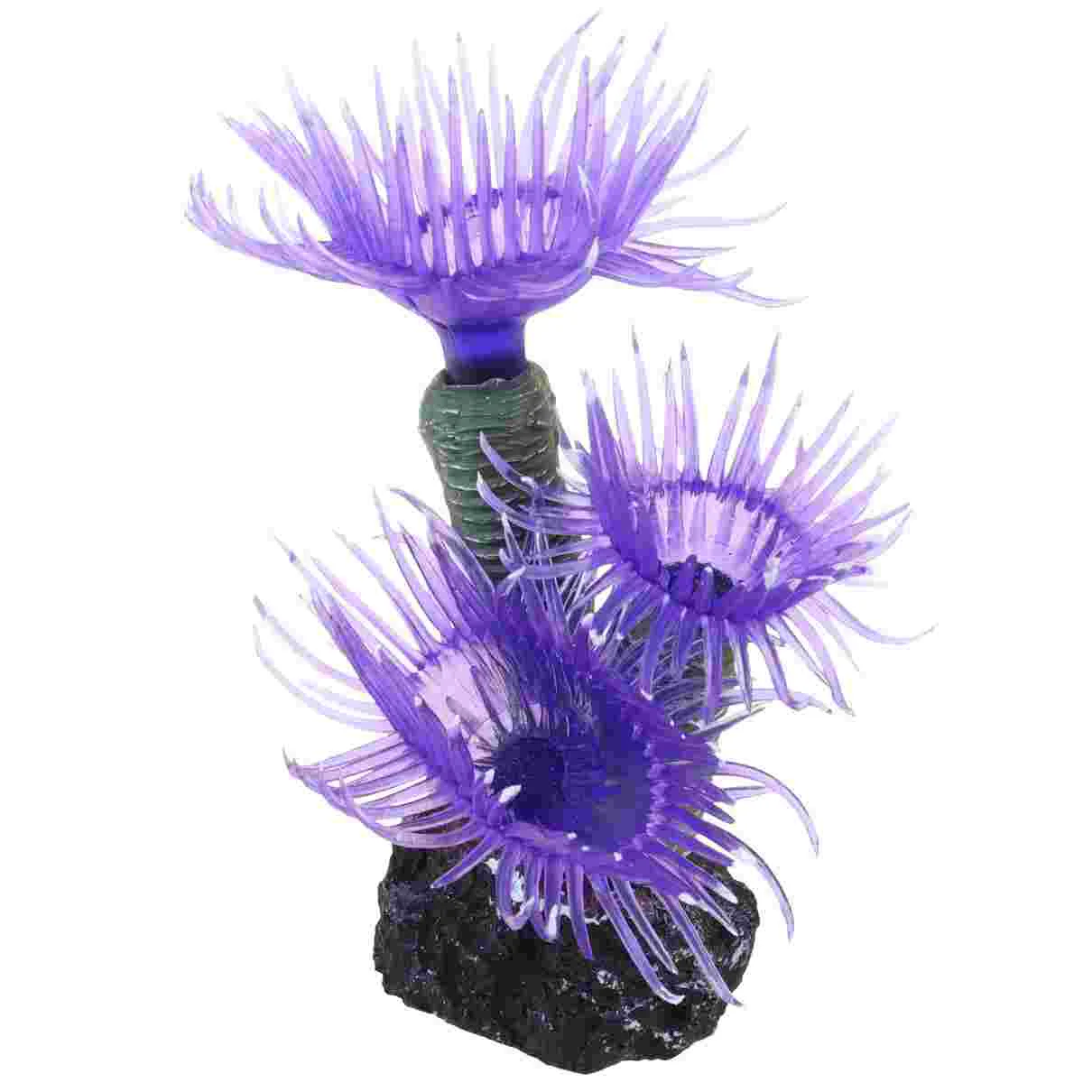 

1Pc Artificial Coral Aquarium Fish Tank Artifact Manmade Coral Coralline Coralloid