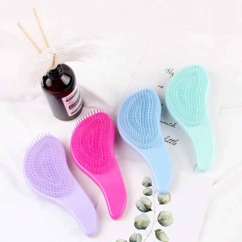 

Anti-static Scalp Massager No Knot Combed Hair Hair Comb Straightening Brush Massage Hair Brush Barber Accesories Portable