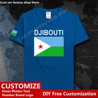 republic of djibouti dji country t shirt custom jersey fans diy name number logo high street fashion loose casual t shirt
