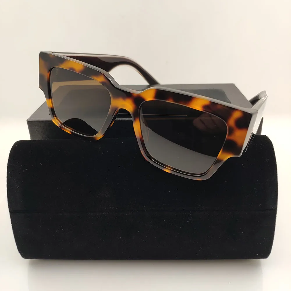 

Male Man Green Acetate Sunglasses For Women Square Vintage Black Brand Designer New Irregular Retro Yellow Glasses Woman UV400