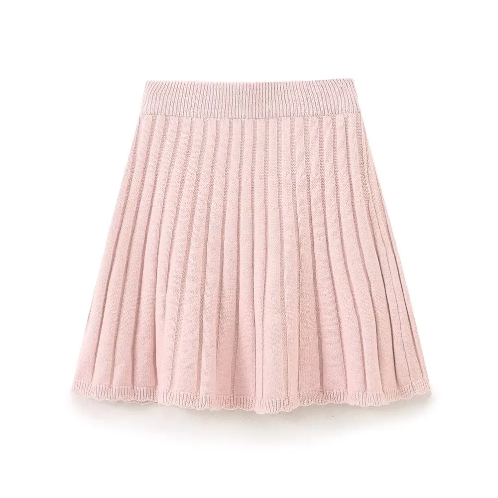 PB&ampZA Женский 2024 осенний новый модный контрастный вязаный крючком воротник