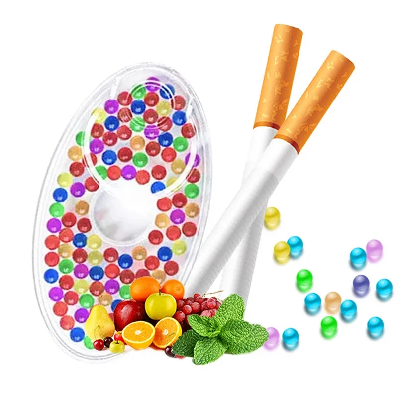 

100pcs Tobacco Pops Beads Mixed Fruit Flavour Capsules for Cigarettes Holder Cigarette Ice Beads Men Gifts Smoking Accessories