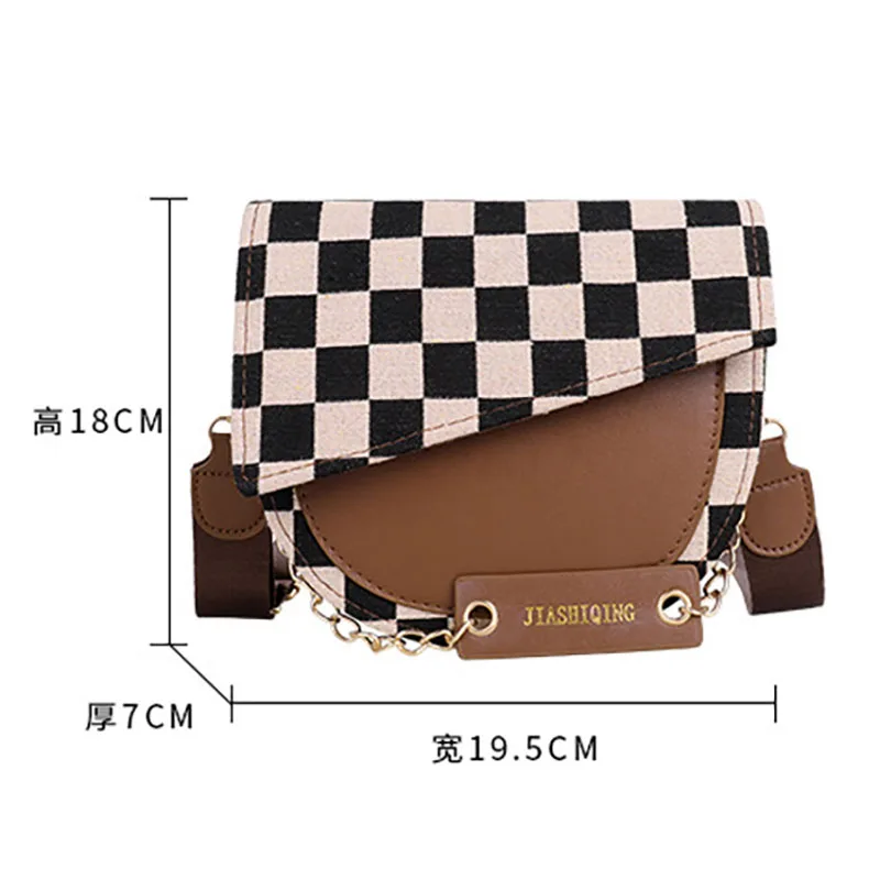 Модная женская маленькая сумка через плечо из искусственной кожи Дамская