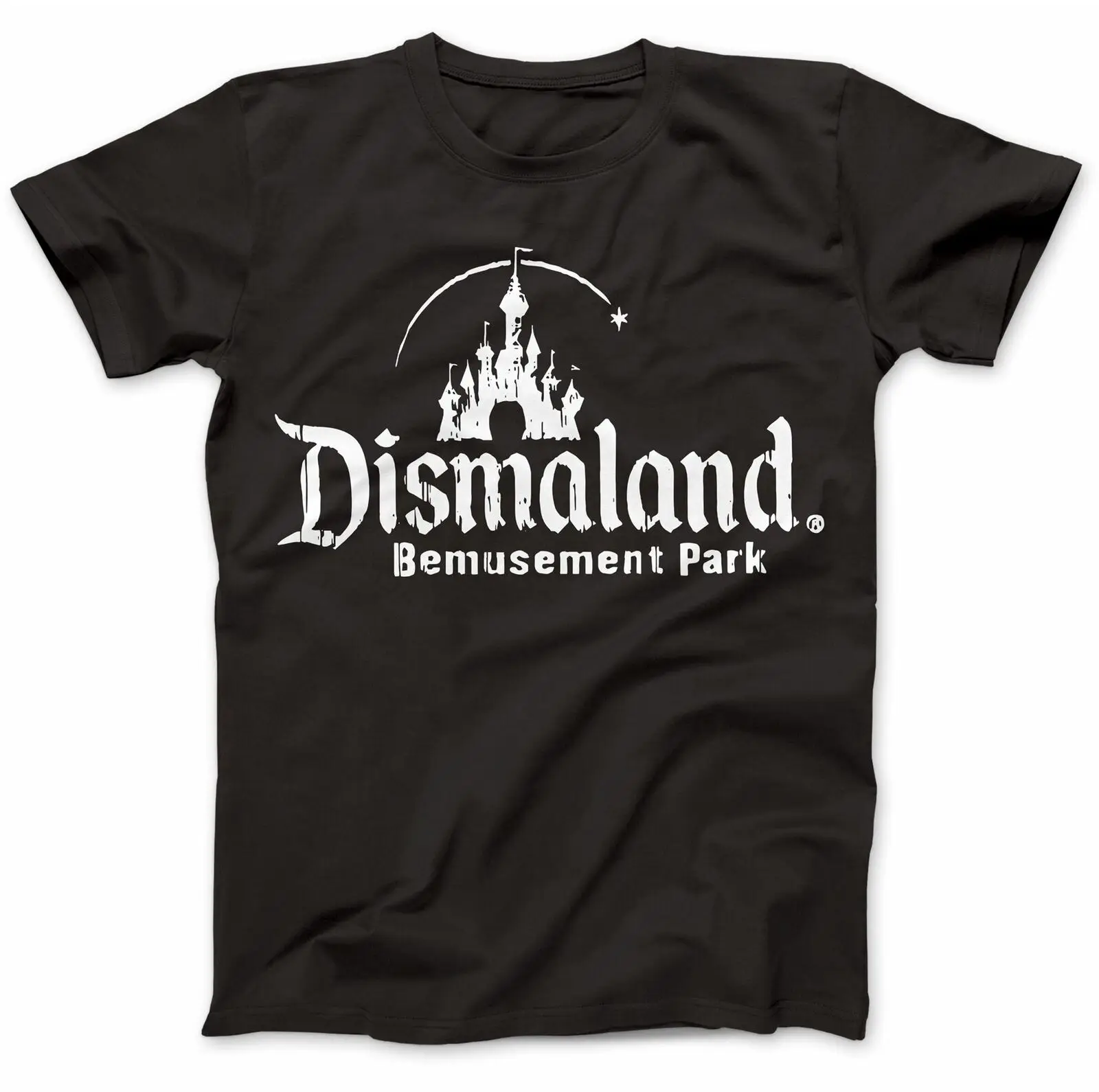 Футболка Бэнкси Dismaland 100% Высококачественная хлопчатобумажная детская футболка