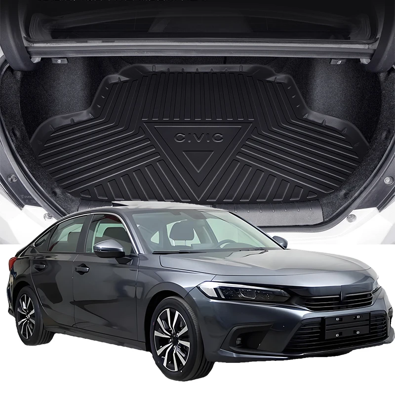 Автомобильный задний багажник грузовой поднос коврик в ковер для Honda CIVIC 2006-2024