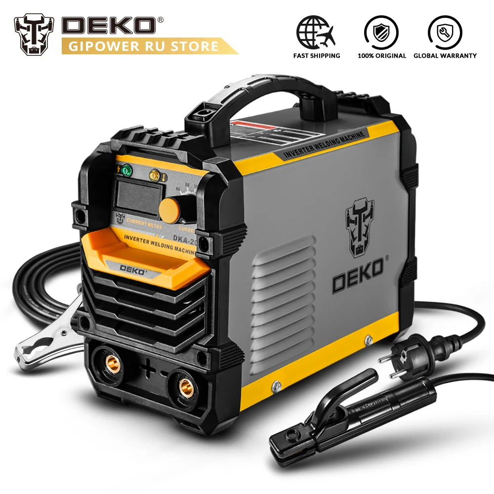 DEKO DKA New Series DC Inverter ARC Welder 220V IGBT MMA Portable Welding Machine High Quality for Home Beginner Welding Work