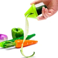 creative design new products kitchen accessories green red pp shell fruit vegetable chopper slicer manual grater small tools